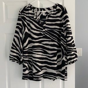 Chico’s animal print top